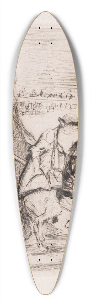 Max Slevogt - Reineke 39.3 inch art pintail longboard deck