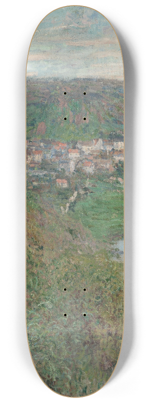 Claude Monet - View of Vtheuil 8.25 inch art skate deck