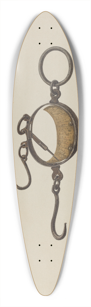 Max Unger - Scale 39.3 inch art pintail longboard deck