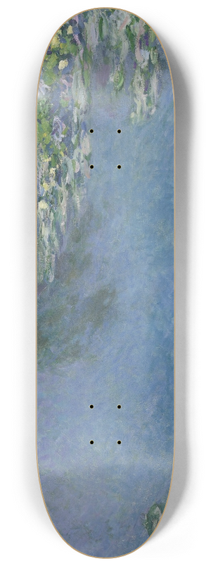 Claude Monet - Water Lilies 8.25 inch art skate deck