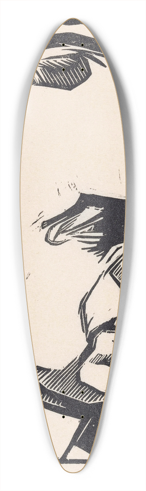 Meijer Bleekrode - Portret van Eliazer Polak 39.3 inch art pintail longboard deck