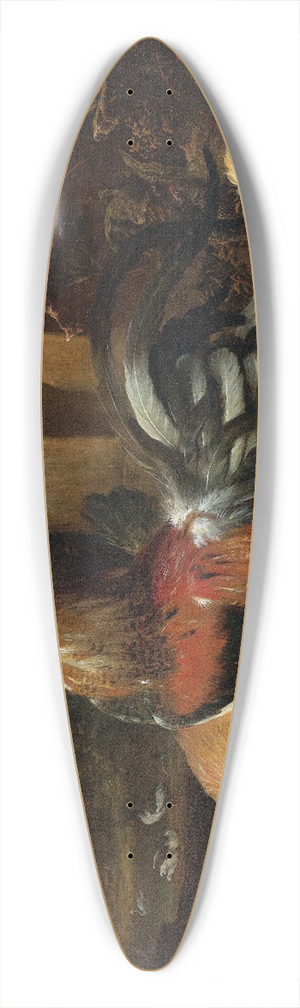 Melchior d'Hondecoeter - A Poultry Yard 39.3 inch art pintail longboard deck