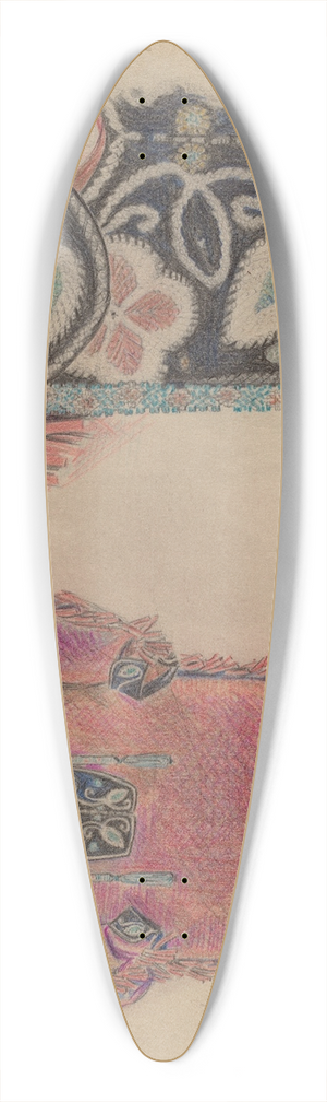 Melita Hofmann - Beadwork Coat 39.3 inch art pintail longboard deck