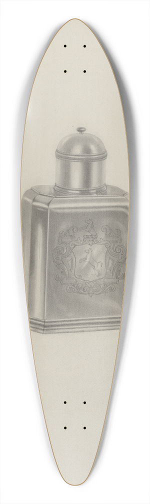 Michael Fenga - Silver Tea Caddy 39.3 inch art pintail longboard deck