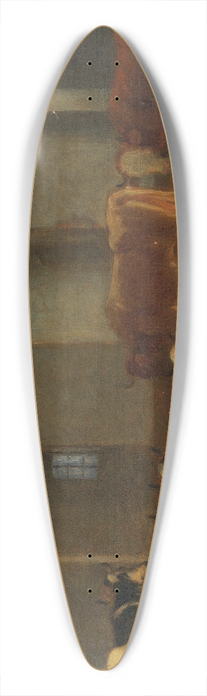 Michael Neder - Kuhstall 39.3 inch art pintail longboard deck Michael Neder - Kuhstall 39.3 inch art pintail longboard deck