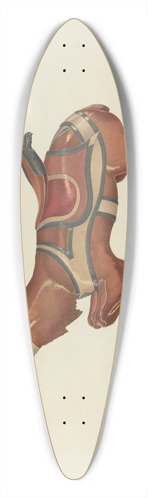 Michael Riccitelli - Carousel Reindeer 39.3 inch art pintail longboard deck