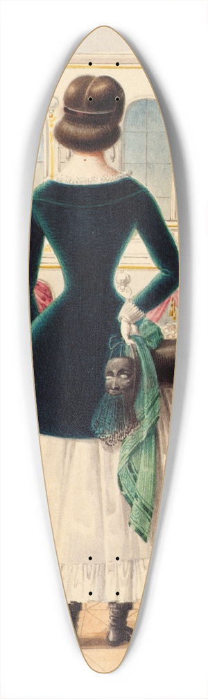 Michael Stohl - Maskenball im Tanzsaal des Caf Sperl 39.3 inch art pintail longboard deck