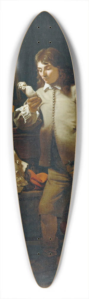 Michael Sweerts - In The Studio 39.3 inch art pintail longboard deck