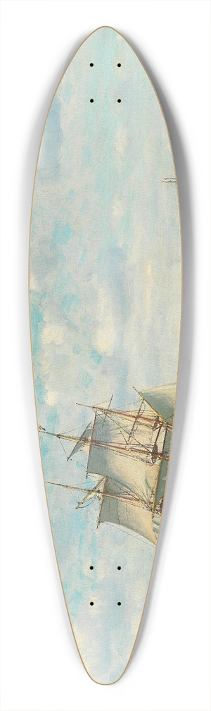 Michael Zeno Diemer - South Africa, View of the Cape of Good Hope 39.3 inch art pintail longboard deck