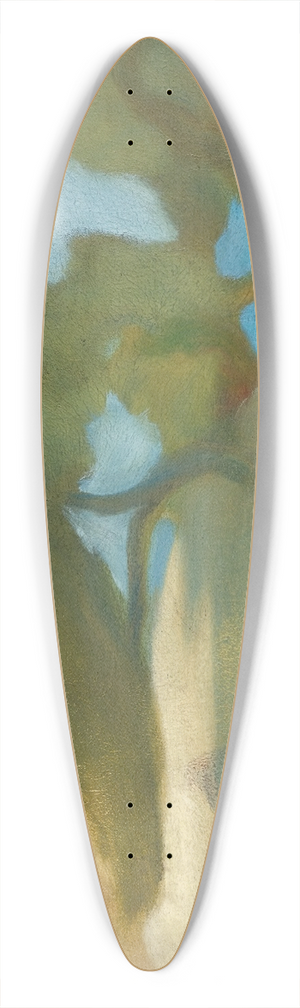 Michalis Oikonomou - Trees In A Landscape 39.3 inch art pintail longboard deck