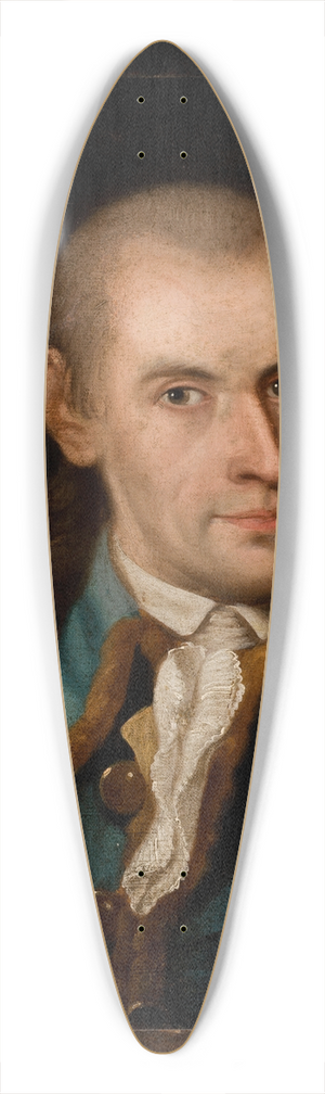 Micha Stachowicz - Portrait of Jacek Przybylski 39.3 inch art pintail longboard deck