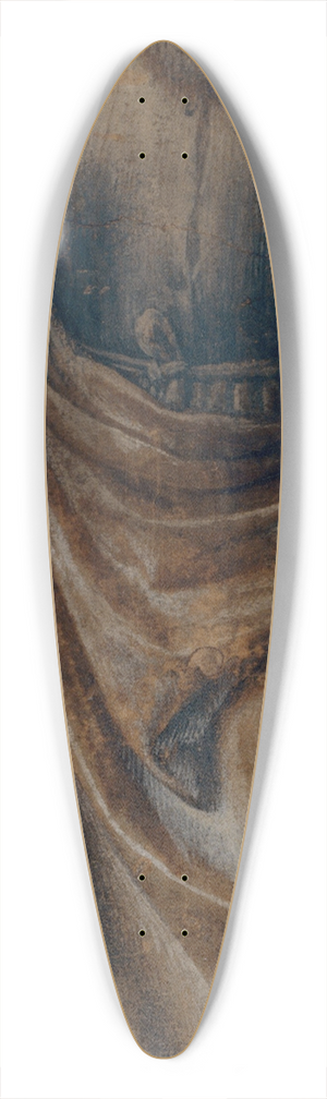 Michele da Verona - Saint Paul 39.3 inch art pintail longboard deck