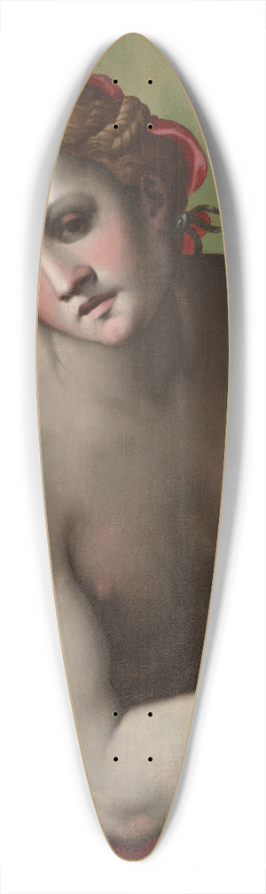 Michele Tosini - Lucretia 39.3 inch art pintail longboard deck