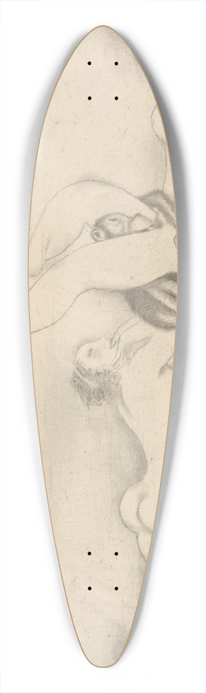 Michel Fingesten - Ex libris van Gianni Mantero 39.3 inch art pintail longboard deck