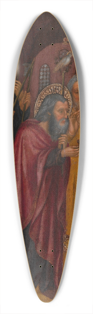 Michelino da Besozzo - The Marriage of the Virgin 39.3 inch art pintail longboard deck