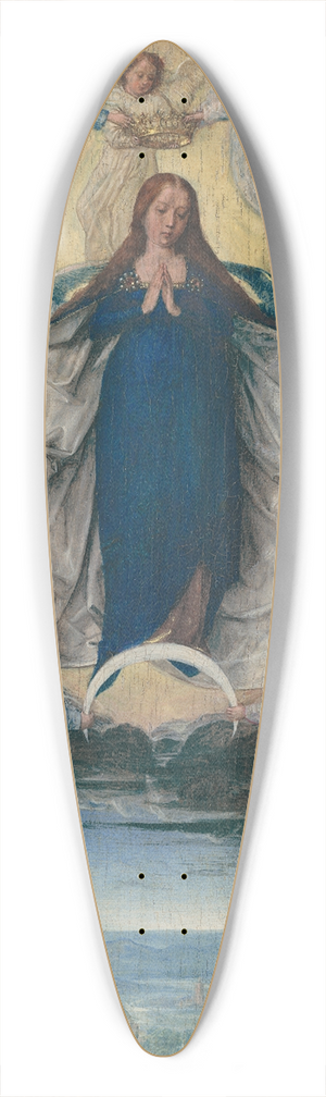 Michel Sittow - The Assumption of the Virgin 39.3 inch art pintail longboard deck