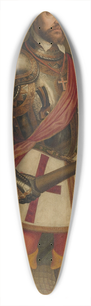 Michiel Coxie - Saint George 39.3 inch art pintail longboard deck