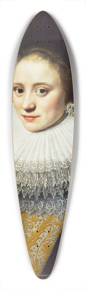Michiel Jansz. Van Mierevelt - Portrait of a Lady 39.3 inch art pintail longboard deck