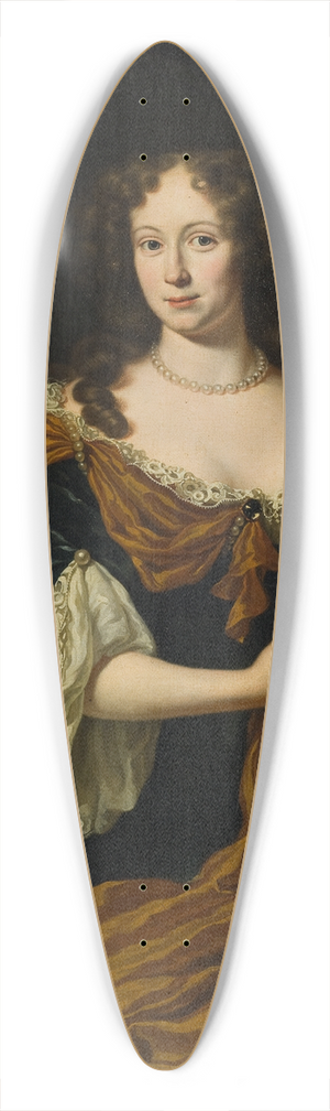 Michiel Van Musscher - Christina Backer 39.3 inch art pintail longboard deck