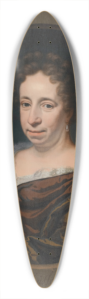 Michiel Van Musscher - PortraitOf Anna Verbie 39.3 inch art pintail longboard deck