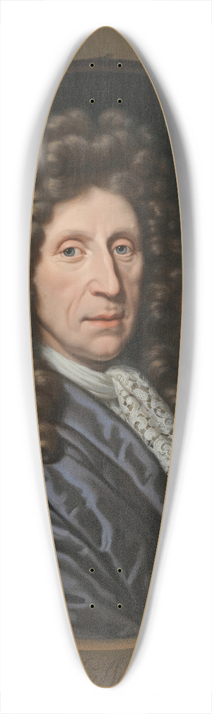 Michiel Van Musscher - PortraitOfSybrandt Oosterling 39.3 inch art pintail longboard deck