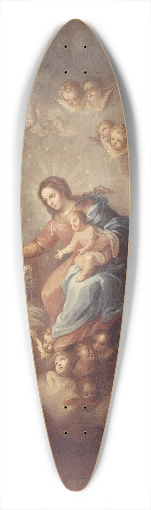 Miguel Cabrera - The Conversion of Saint Ignatius Loyola 39.3 inch art pintail longboard deck