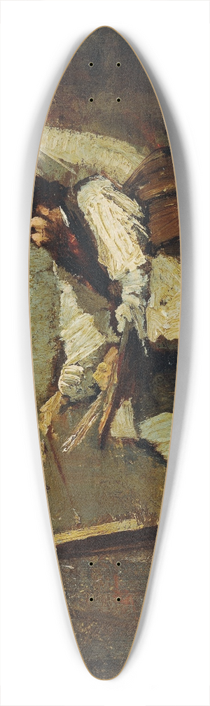 Mihly Munkcsy - Selbstportrt 39.3 inch art pintail longboard deck