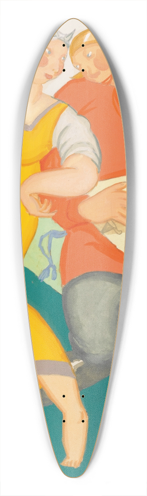 Mikhail Pelopidovich Lattry - Balalaika 39.3 inch art pintail longboard deck