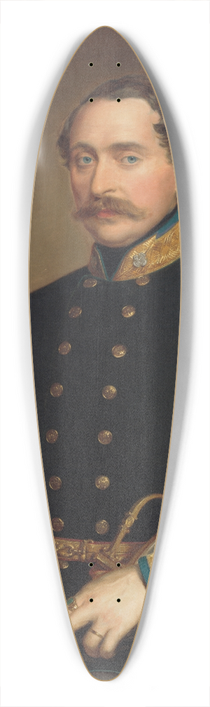 Mikls Barabs - Portrait of an Officer Mikls Barabs 39.3 inch art pintail longboard deck