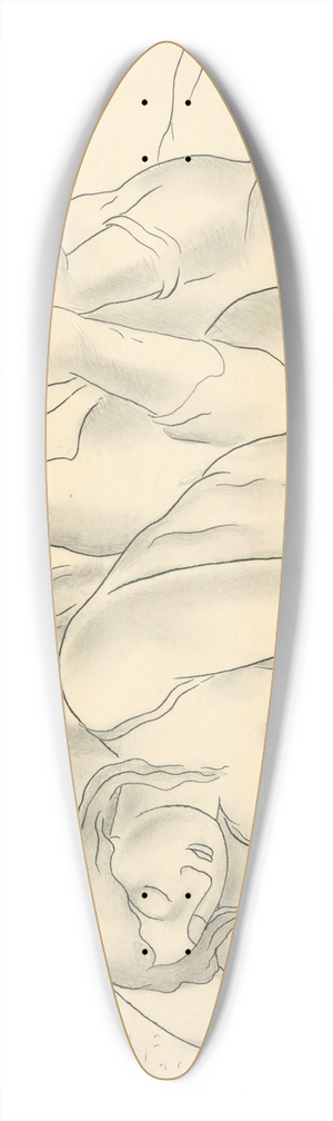 Mikul Galanda - atva 39.3 inch art pintail longboard deck Mikul Galanda - atva 39.3 inch art pintail longboard deck