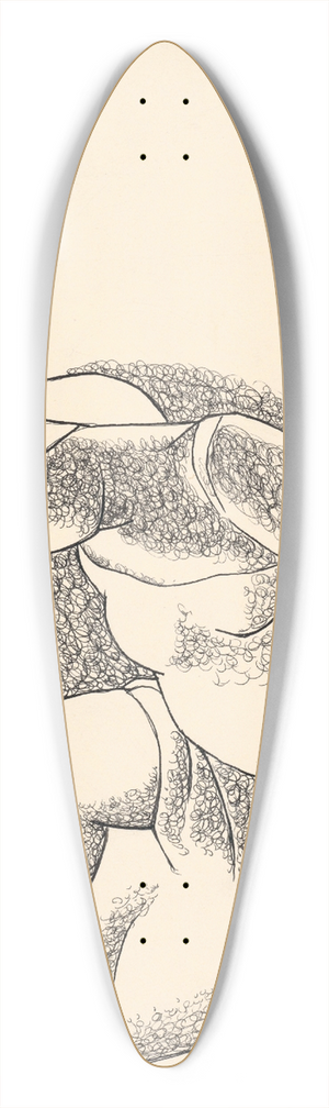 Mikul Galanda - Dieva 39.3 inch art pintail longboard deck