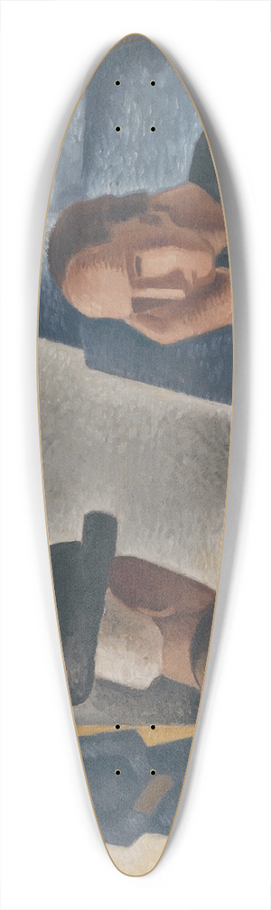 Mikul Galanda - In An Inn 39.3 inch art pintail longboard deck