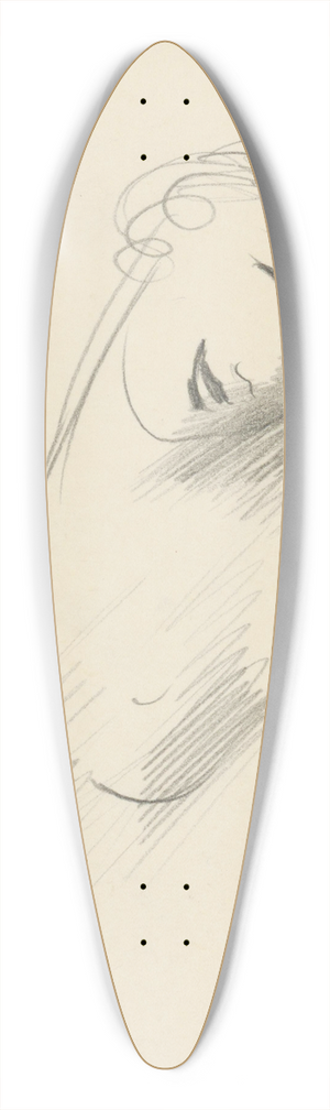 Mikul Galanda - Kolombna 39.3 inch art pintail longboard deck