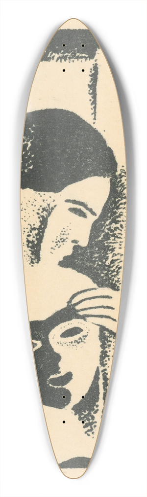 Mikul Galanda - Milenci 39.3 inch art pintail longboard deck