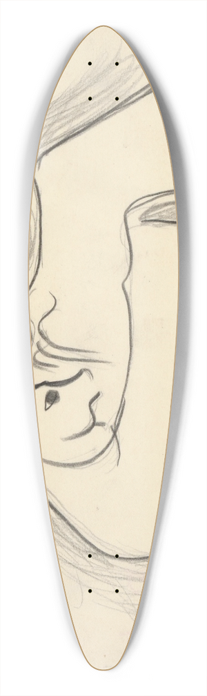 Mikul Galanda - Na pai 39.3 inch art pintail longboard deck