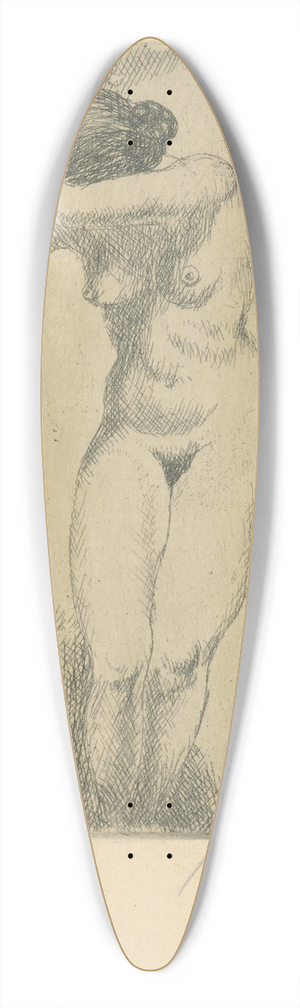 Mikul Galanda - Nude 39.3 inch art pintail longboard deck Mikul Galanda - Nude 39.3 inch art pintail longboard deck