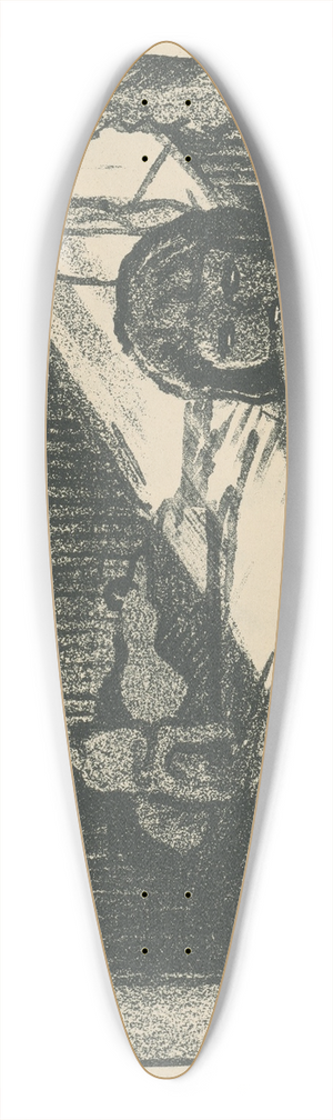 Mikul Galanda - One bedroom apartment 39.3 inch art pintail longboard deck