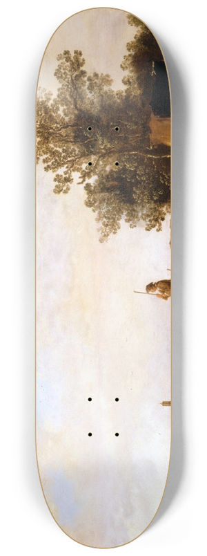 Aelbert Cuyp - View on a Plain 8.25 inch art skate deck