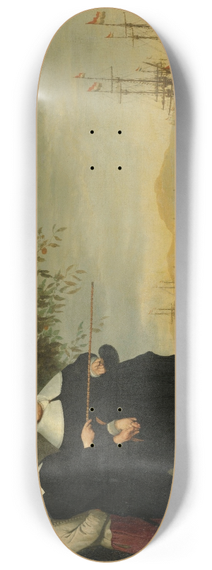 Aelbert Cuyp - VOC Senior Merchant 8.25 inch art skate deck Aelbert Cuyp - VOC Senior Merchant 8.25 inch art skate deck