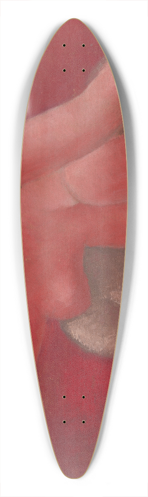 Mikul Galanda - Woman Undressing 39.3 inch art pintail longboard deck