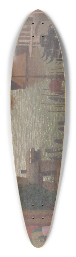 Milan Thomka Mitrovsk - Memories Of Venice 39.3 inch art pintail longboard deck
