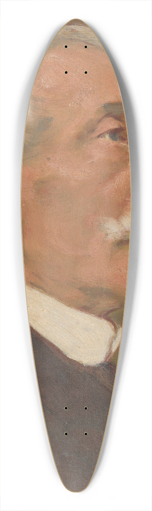 Milan Thomka Mitrovsk - Portrait of the Artists Father 39.3 inch art pintail longboard deck