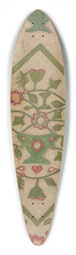 Mildred E. Bent - Applique Quilt 39.3 inch art pintail longboard deck