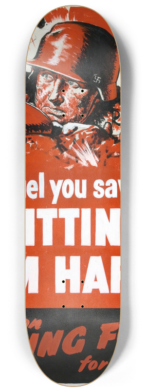 Clive Uptton - The fuel you saved is hitting him hard! Keep on saving fuel for battle 8.25 inch art skate deck