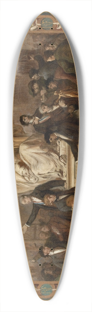 mile Bin - Allgorie des Arts (plafond) 39.3 inch art pintail longboard deck mile Bin - Allgorie des Arts (plafond) 39.3 inch art pintail longboard deck