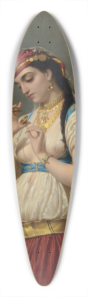 mile Vernet-Lecomte - Aime, A Young Egyptian 39.3 inch art pintail longboard deck