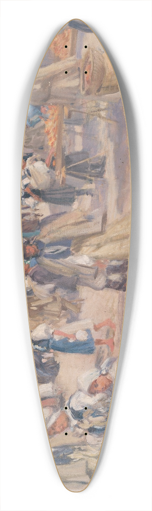 Milo Jirnek - Myjava Marketplace 39.3 inch art pintail longboard deck