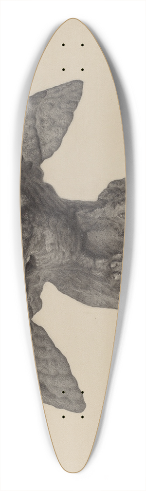 Milton Grubstein - Door Stop 39.3 inch art pintail longboard deck