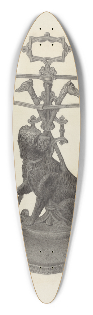 Milton Grubstein - Umbrella Stand 39.3 inch art pintail longboard deck