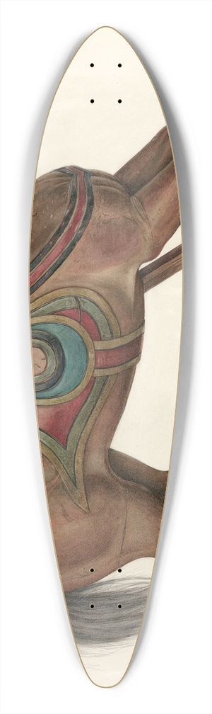 Mina Lowry - Hobby Horse 39.3 inch art pintail longboard deck